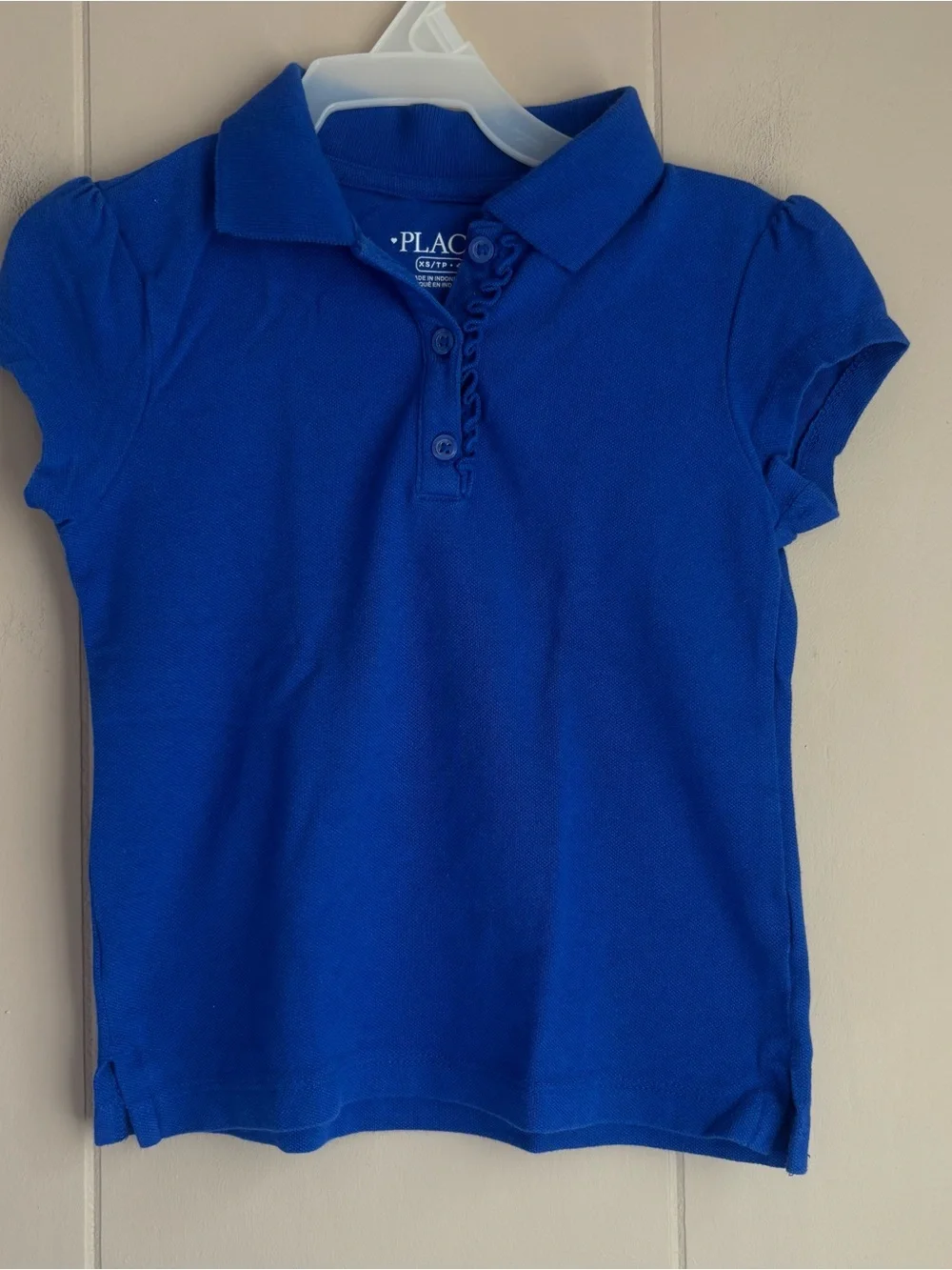 The Children’s Place Girls Ruffle Polo Shirt Bundle of 4 Shirts- 4T, XS 4, S 5/6